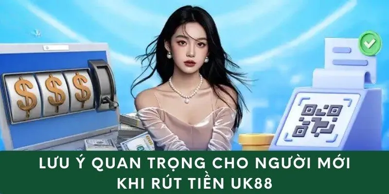 Lưu ý quan trọng cho người mới khi rút tiền Uk88